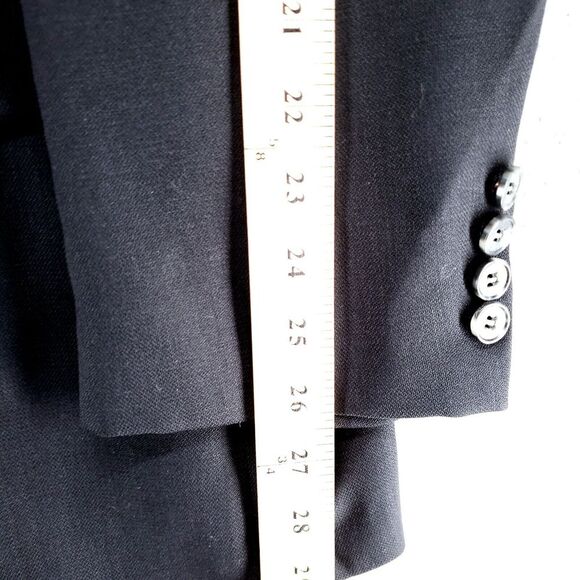 Vintage Joseph Abboud Double Breasted Blazer Jacket Mens 46L Wool Blue - Picture 14 of 16